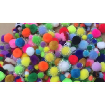 Assorted Pompoms For Children